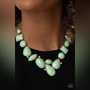 Mystical Mirage Green Necklace